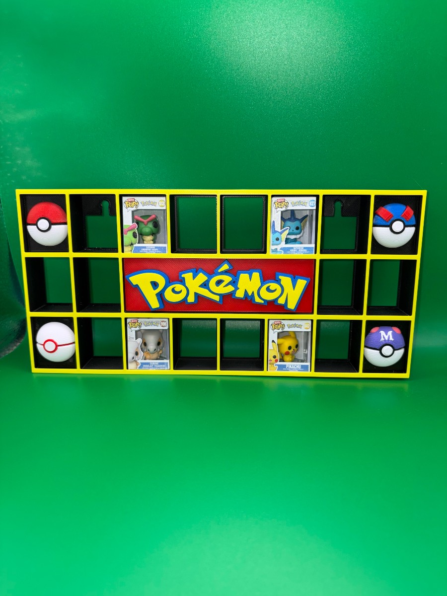Pokémon inspired Funko Bitty Pop! Display stand