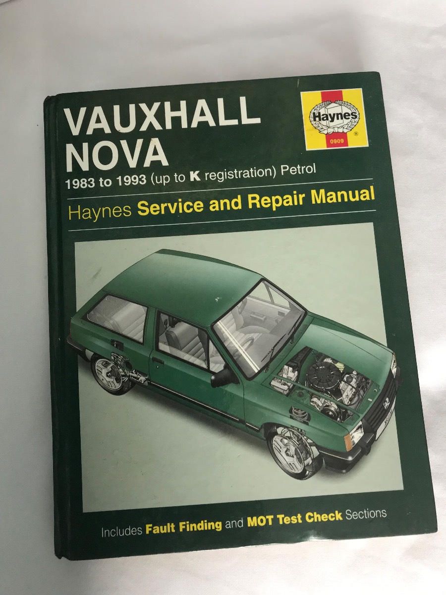 Haynes Vauxhall Nova Service and Repair Manual