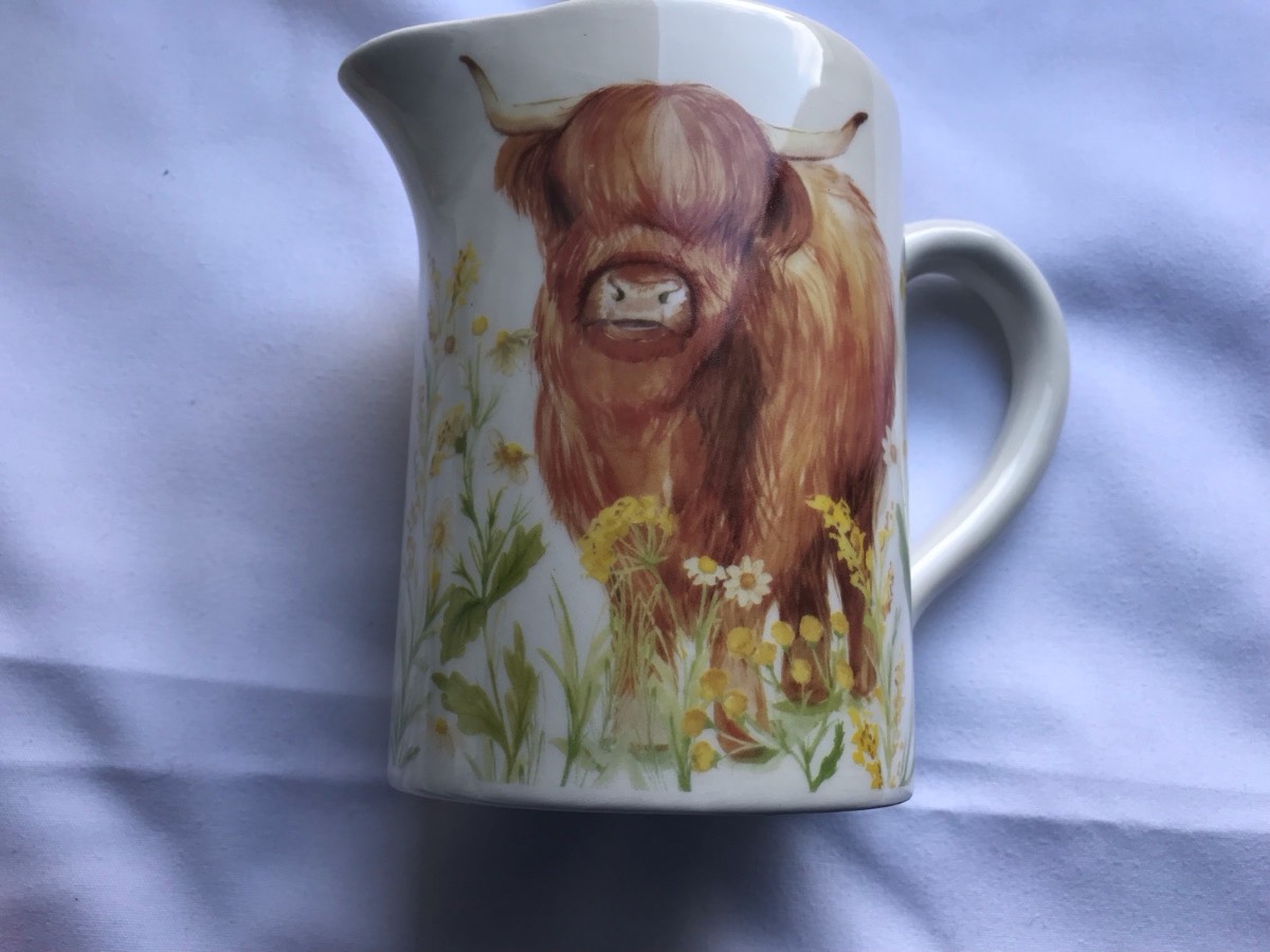 Highland Cattle Jug by Langs
