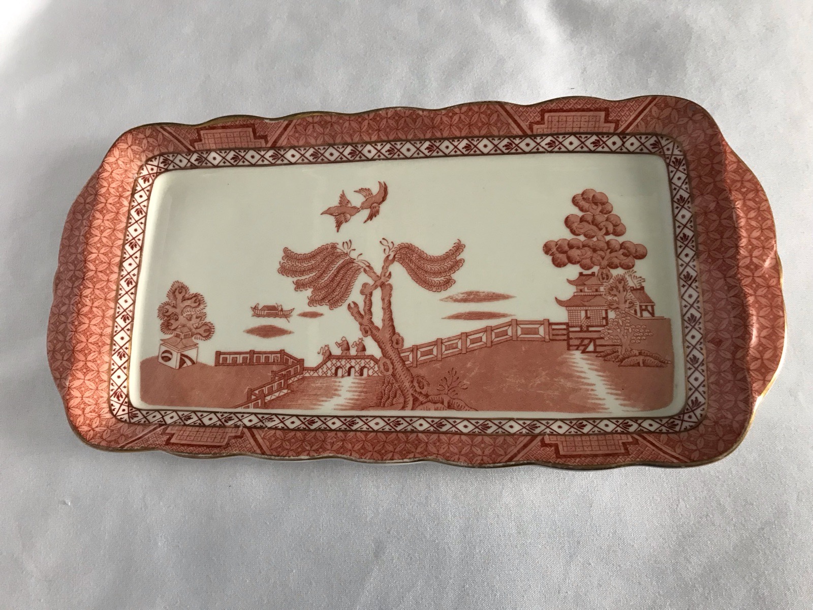 Royal Doulton Booths Real Old Willow Sandwich Plate