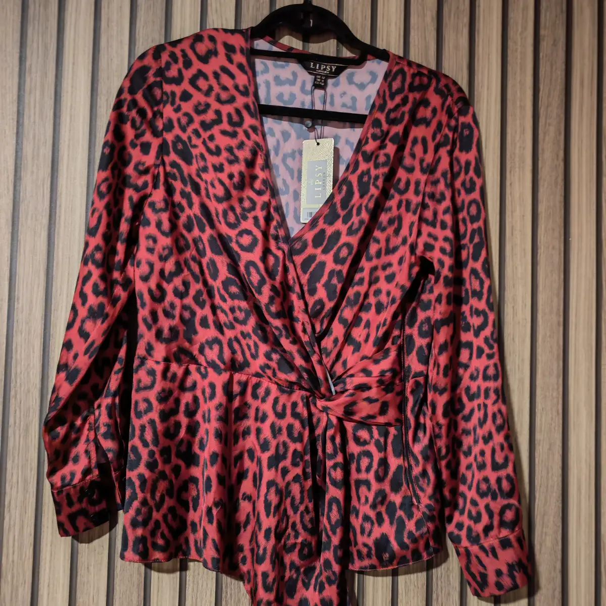 Lipsy London Satin Blouse size 12 BNWT