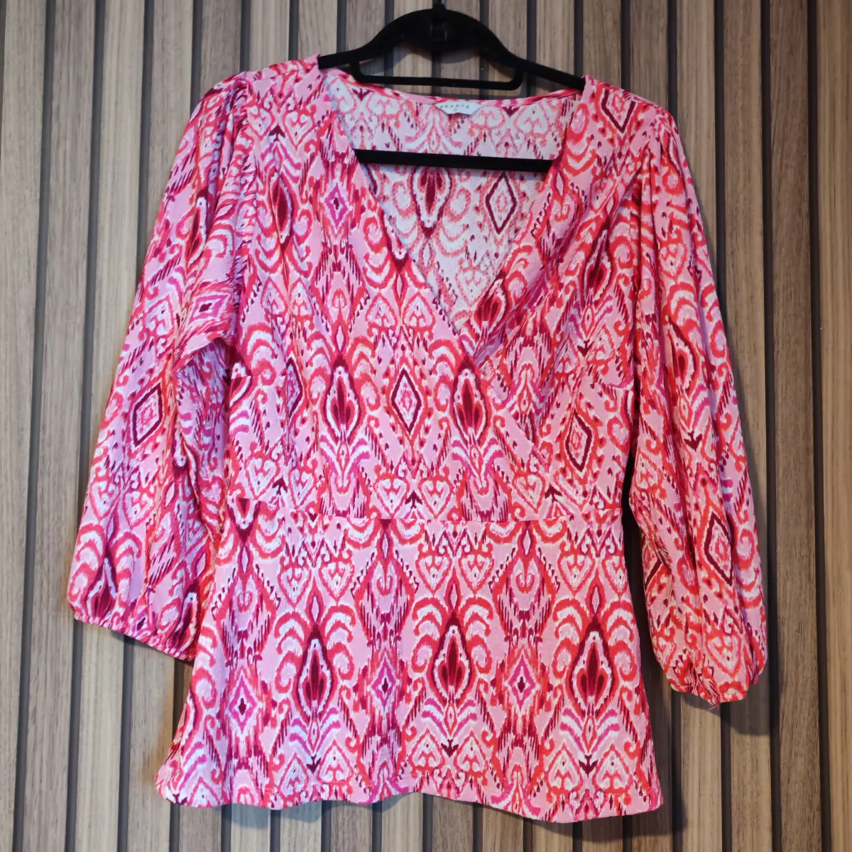 Papaya Size 12 3/4 Sleeve Top