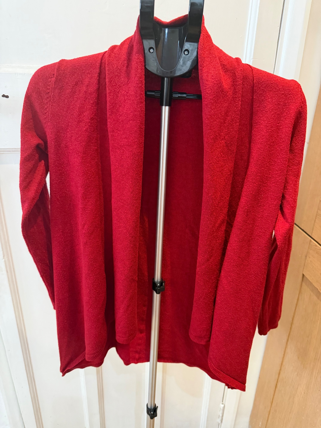 Zara red long sleeve cardigan size Euro dmall