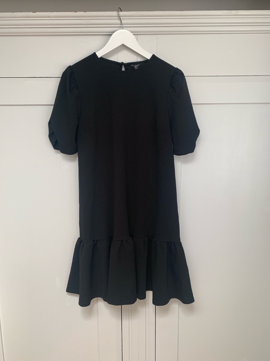 Friends Like These Black Short Sleeve Dress Size 14 Size 14