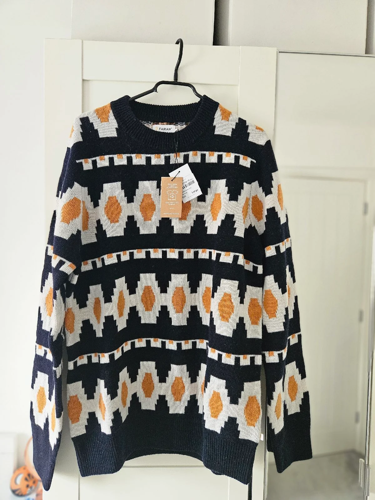 Farah men's knit jumper size Large