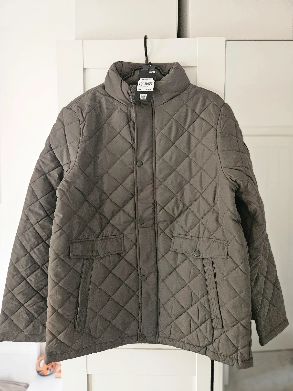 Threadbare men's jacket in Khaki size Large