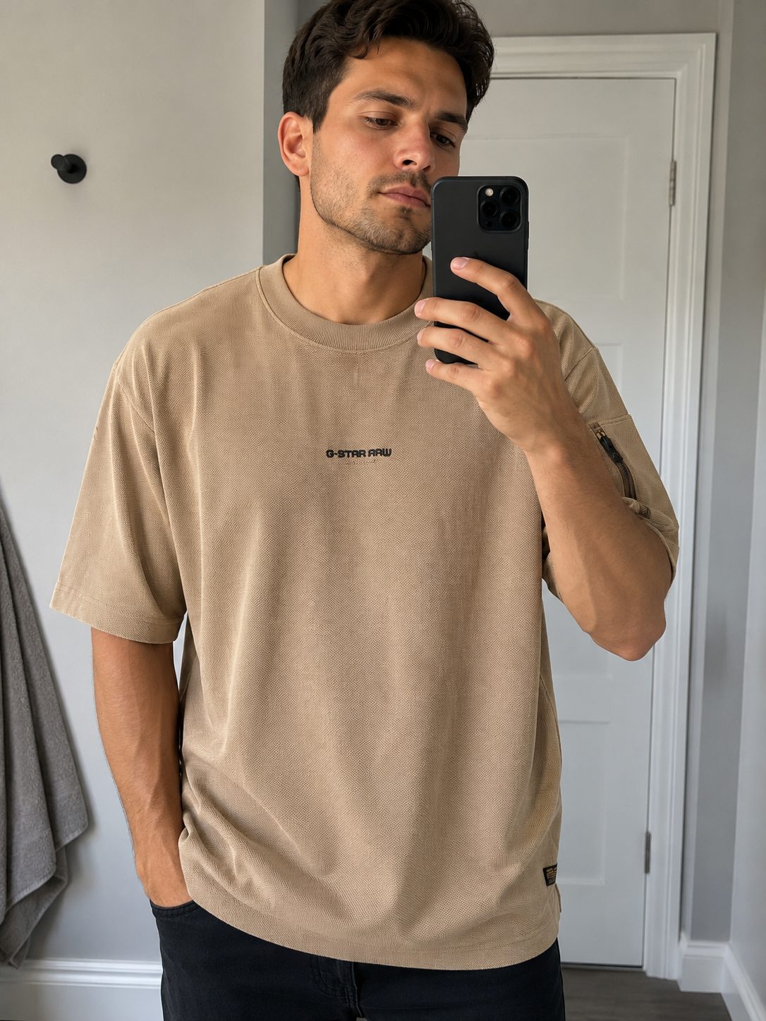 G Star Raw men's top size Large in Beige