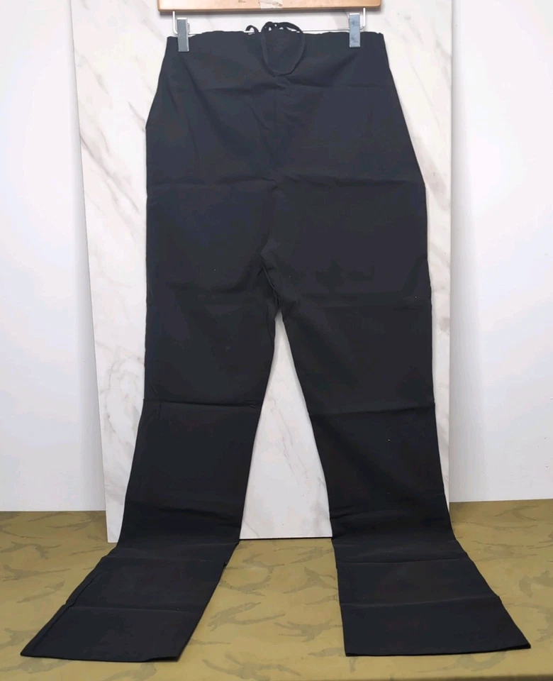 plt Black stretch woven cup straight leg trousers UK 14