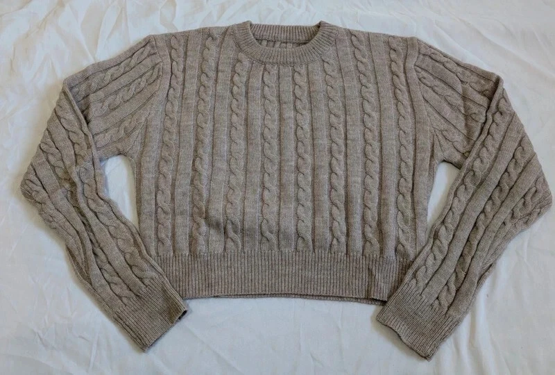 Shein crop top woollen jumper,XL