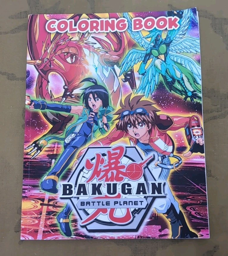 Bakugan Jigsaw Book - coloring book battle plant