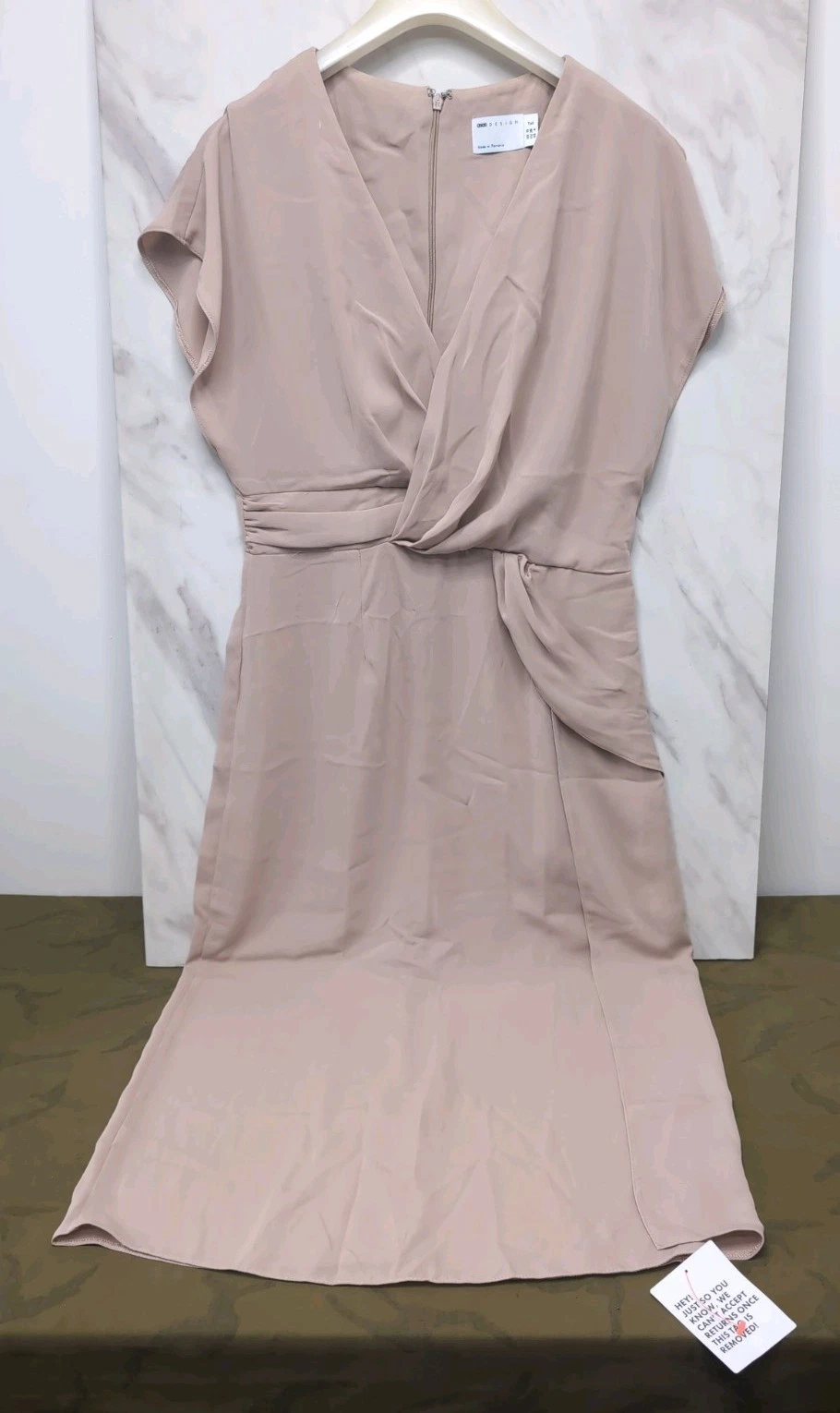ASOS Women's Long Cocktail Evening Dress Size 10uk Tall bridesmaids dress