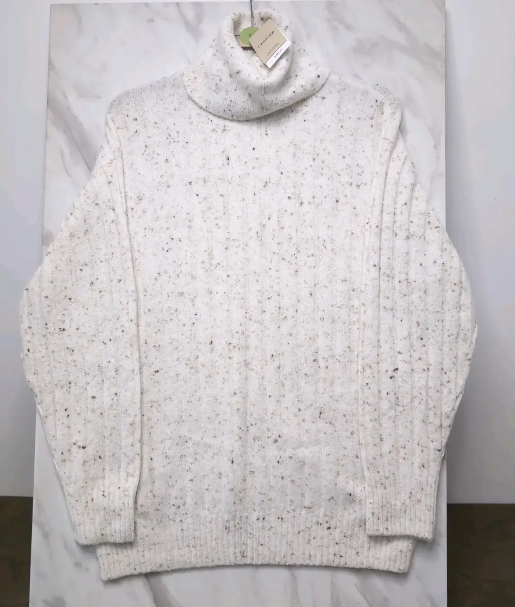 Women's Jumper Pullover Small Mango Long Sleeve Turtle Neck small