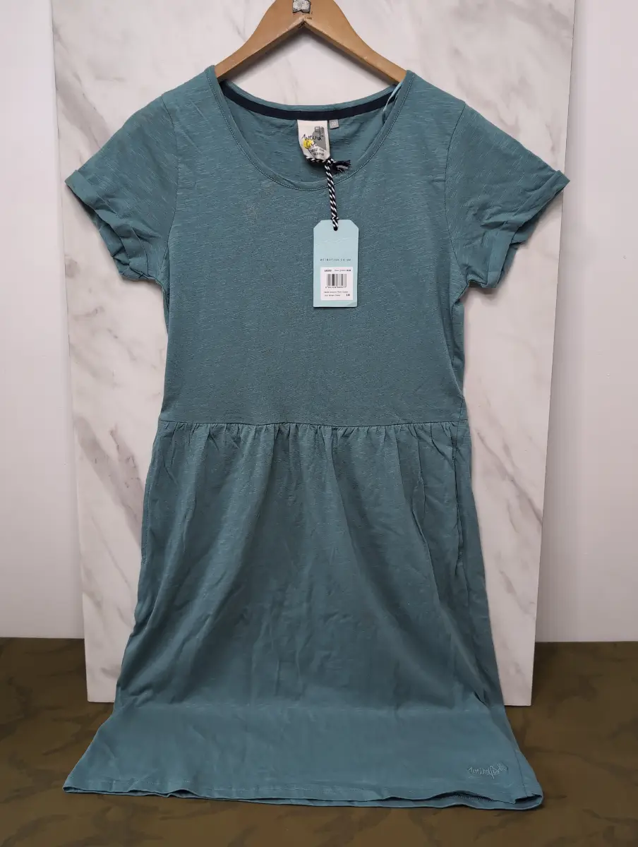 womens Kalee Organic Cotton Slub Jursey Dress Size 10