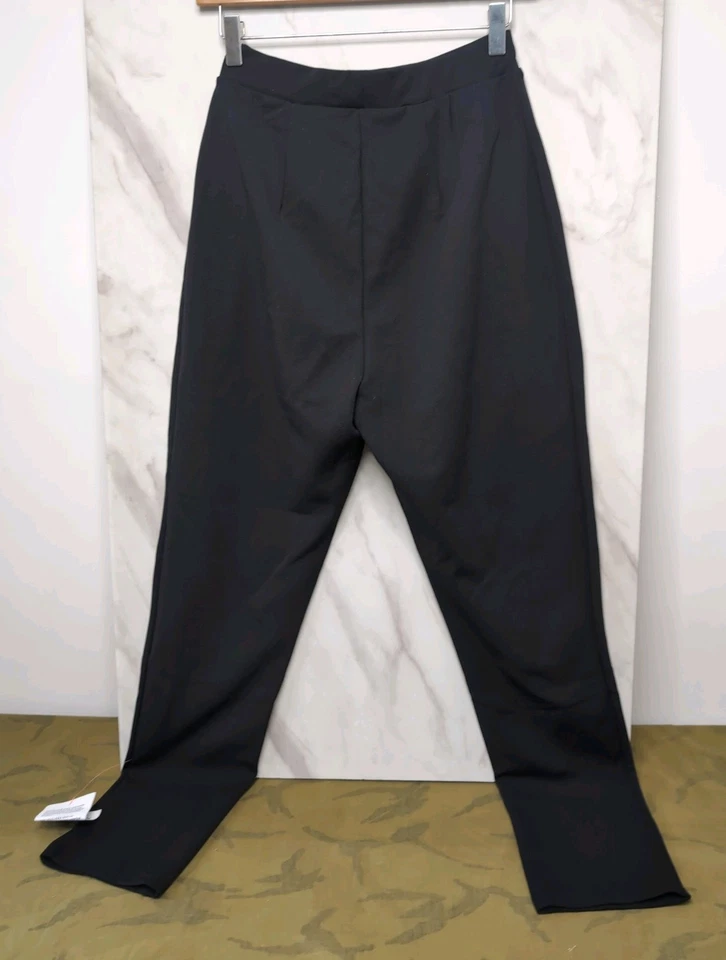 ASOS Women's Black Trousers Size 8 UK Elasticated Waist