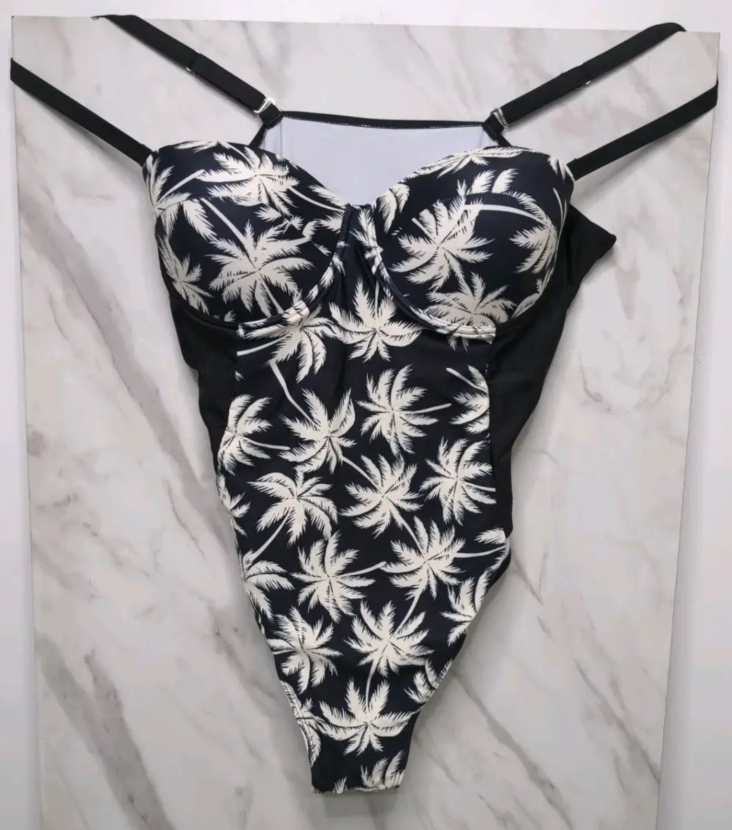 One piece Shine Swimsuit 4XL