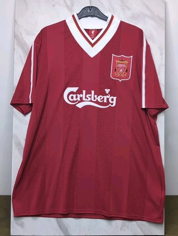 LIVERPOOL 1995 1996 HOME FOOTBALL SHIRT REMAKE JERSEY SIZE XL