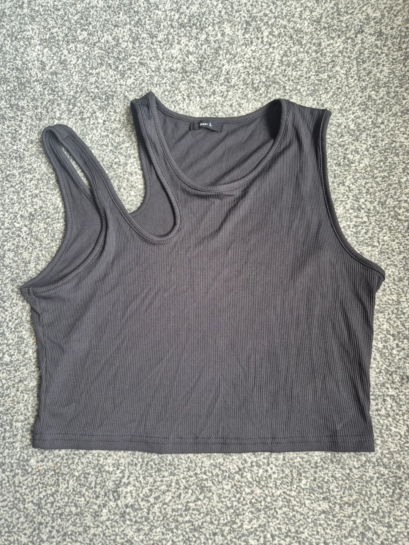 Black Cropped Top