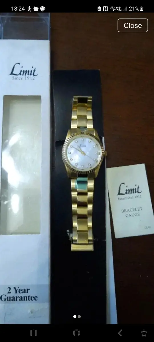 unused in box Limit unisex watch with Mother of Pearl face