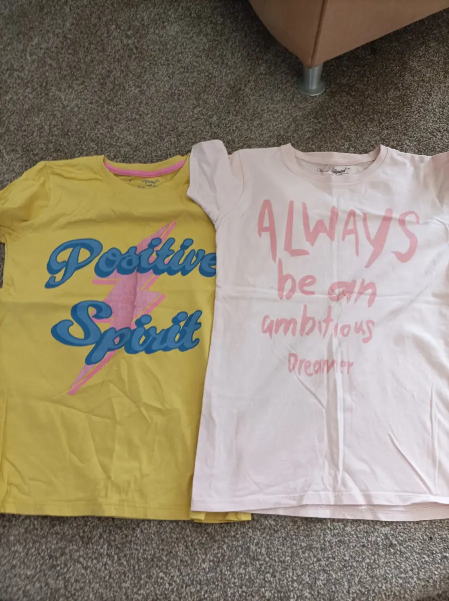 Girls t shirts x 2