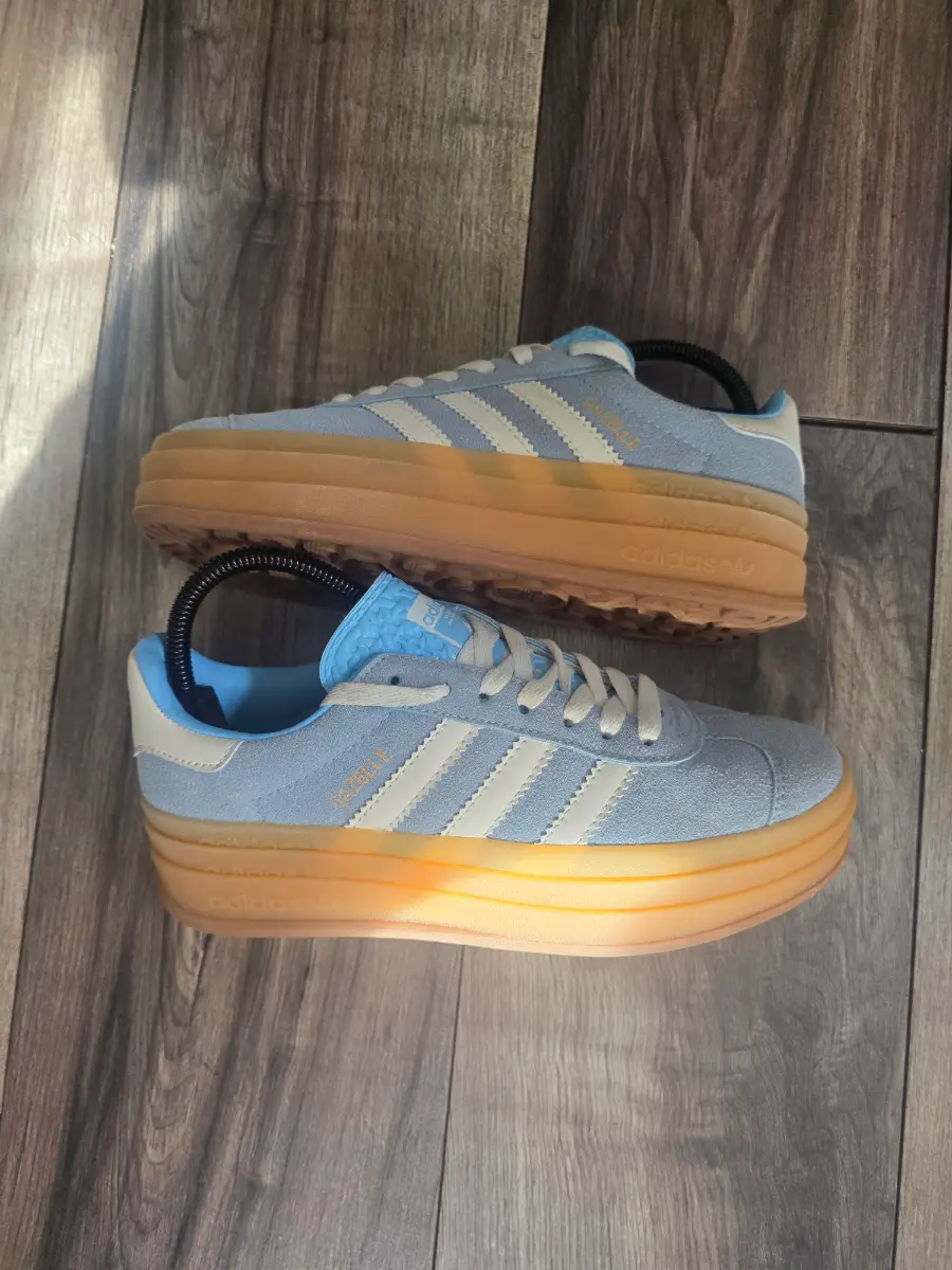 Adidas Gazelle Bold Light Blue UK 6