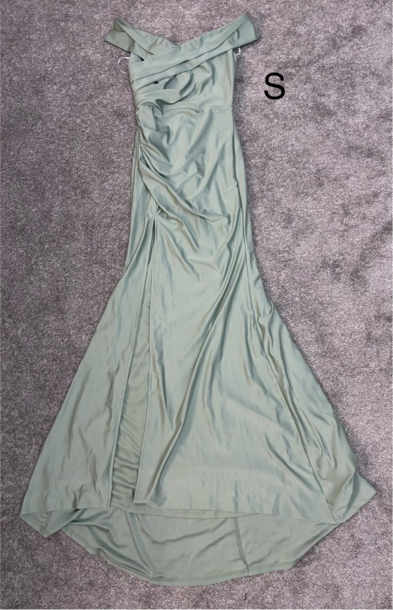 Mint evening dress