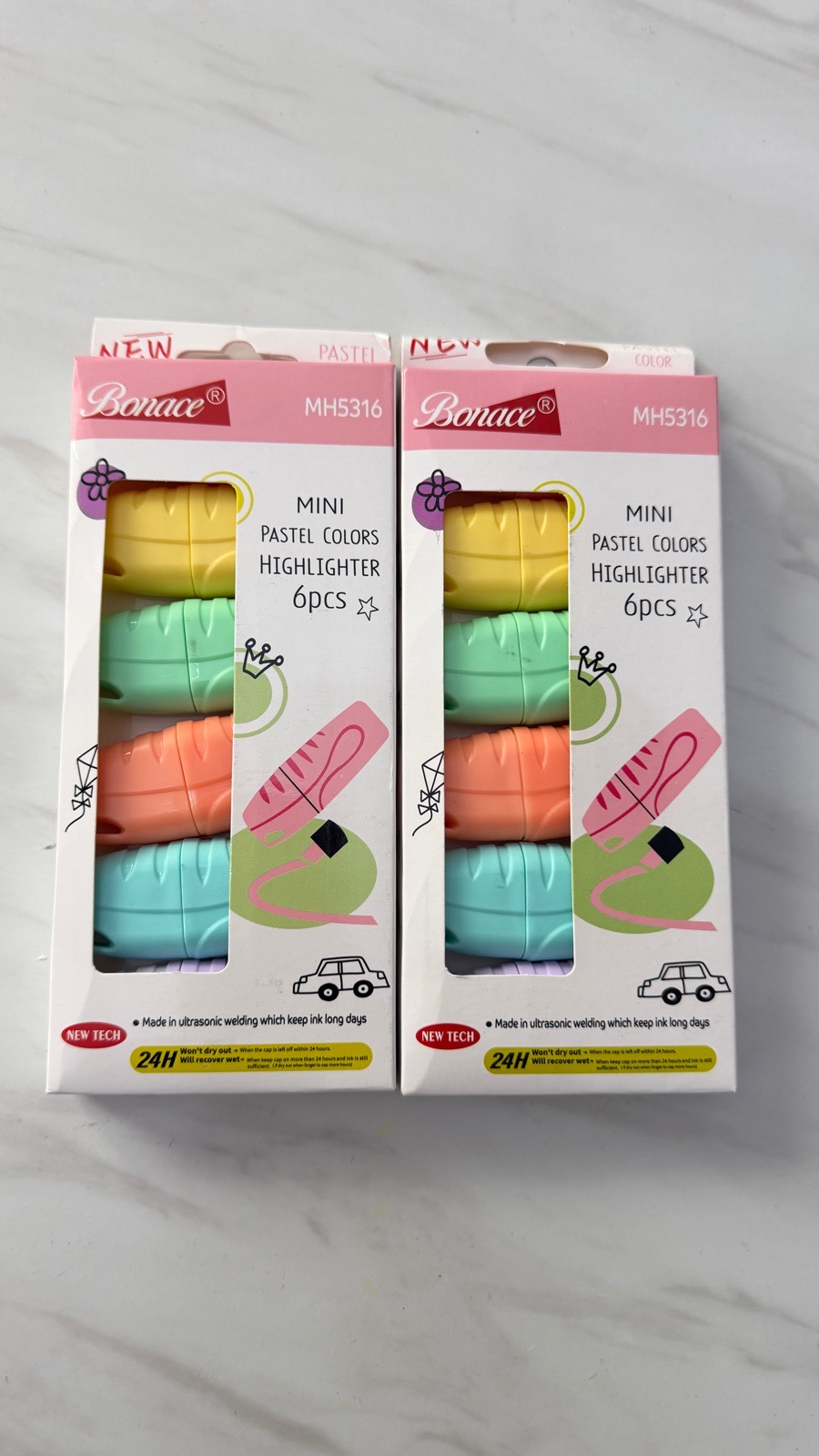 Mini pastel highlighter