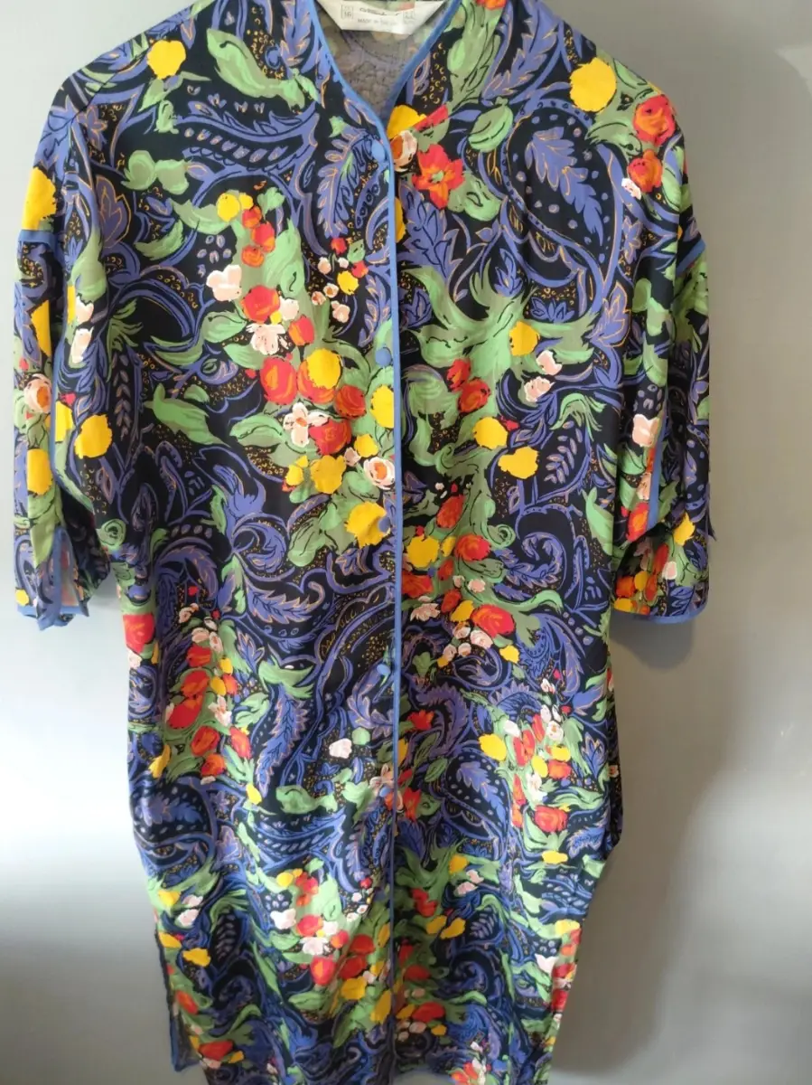 Vintage midi dress button up uk 14-16 Marks and spencer st Michael