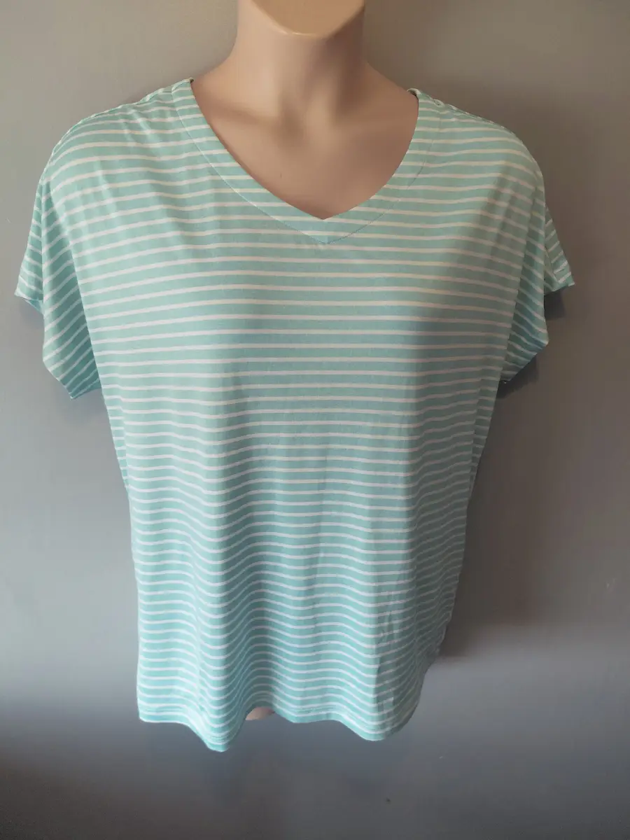 Rohan turqoise tshirt top size 16 polyester elastane
