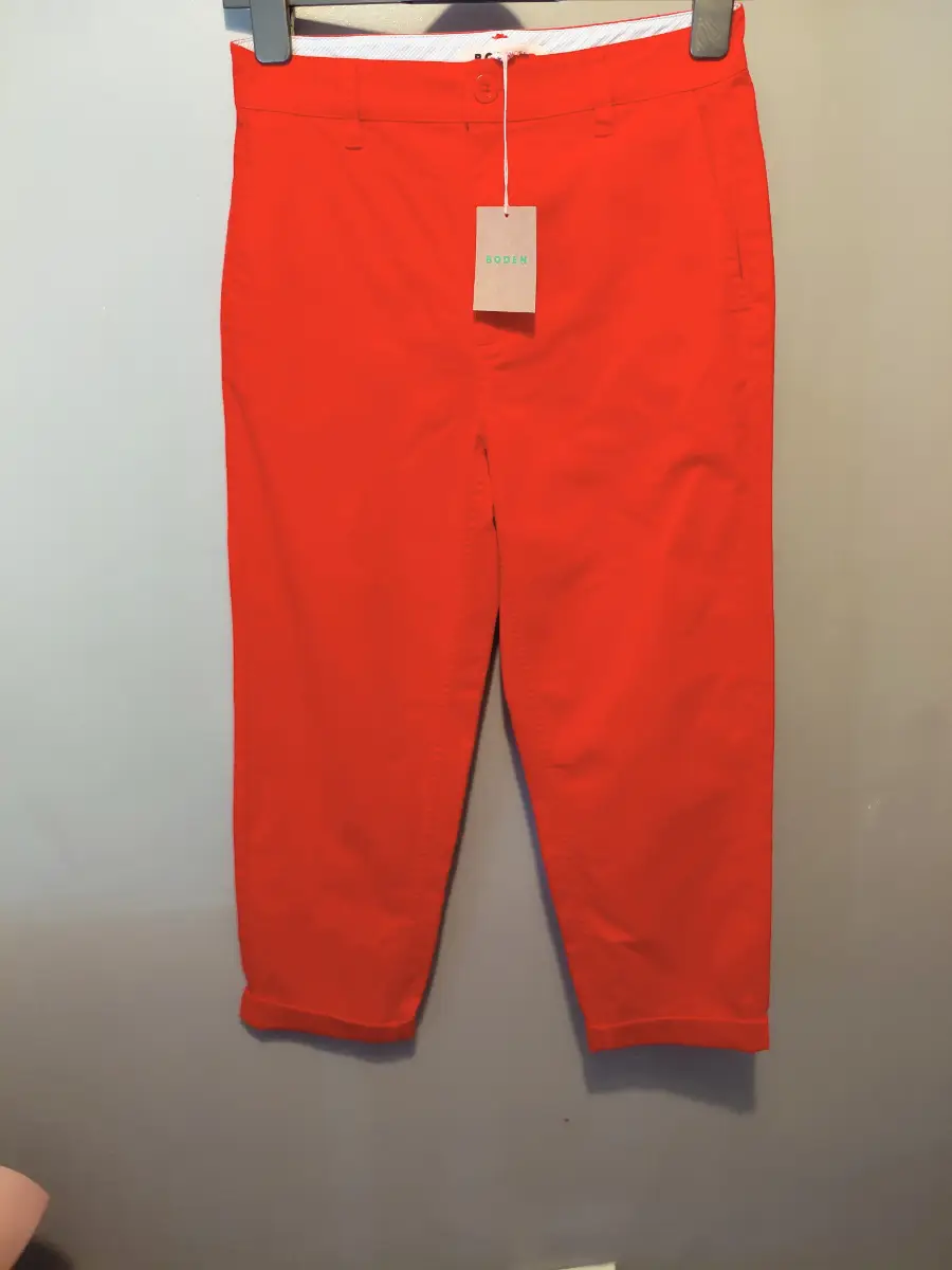 6r chino trousers Boden orange new with tags