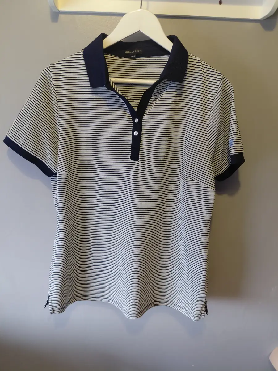 Palm grove stretchy ladies polo shirt size 18 glitter