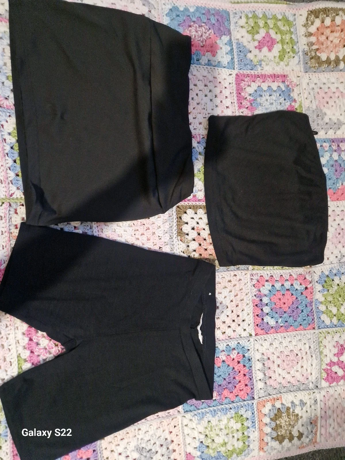 3. Womens size XS Bundle of black items, cycling short, tube top, mini skirt, Shein & Primark, VGC