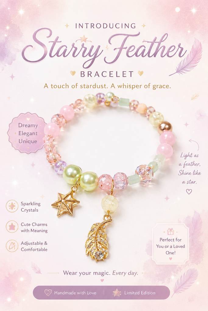 Starry Feather - Bracelet