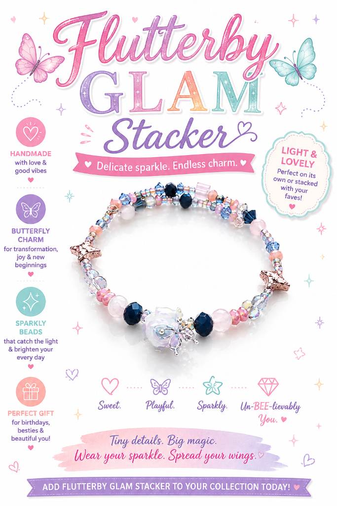 Flutterby Glam Stacker