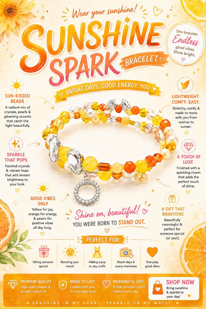 Sunshine Spark - Unique Bracelet