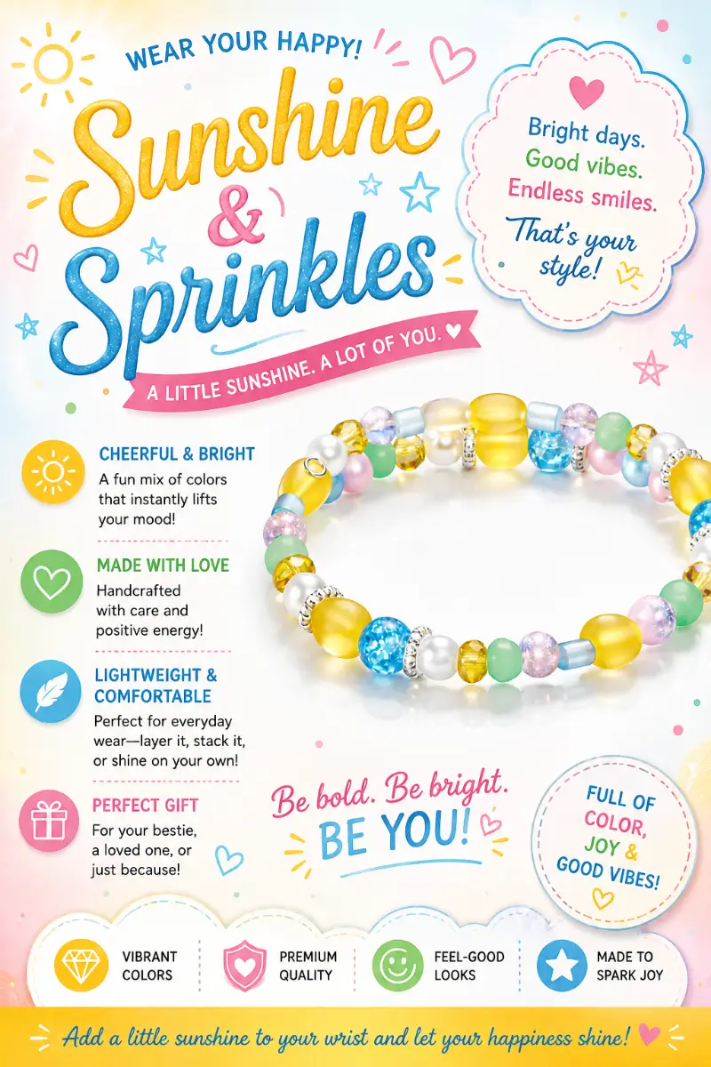 Sunshine & Sprinkles - Bracelet