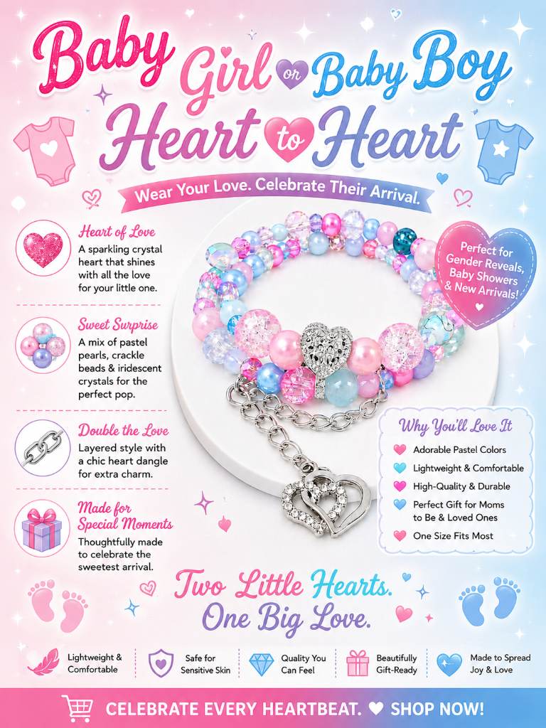 What's The Gender - Wrap-around Bracelet