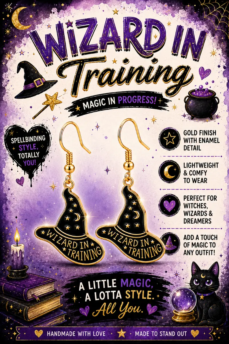 Wizard In Training Earrings