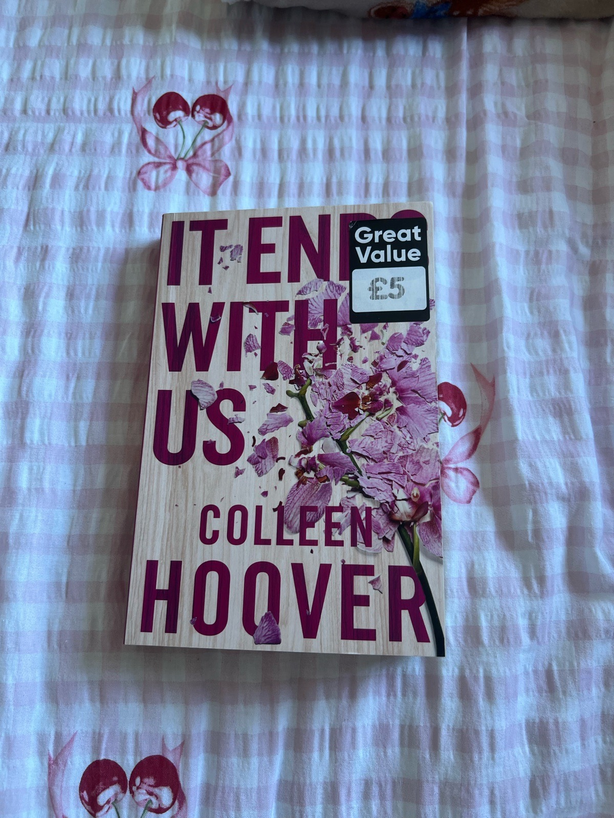 It ends with us book by Colleen Hoover