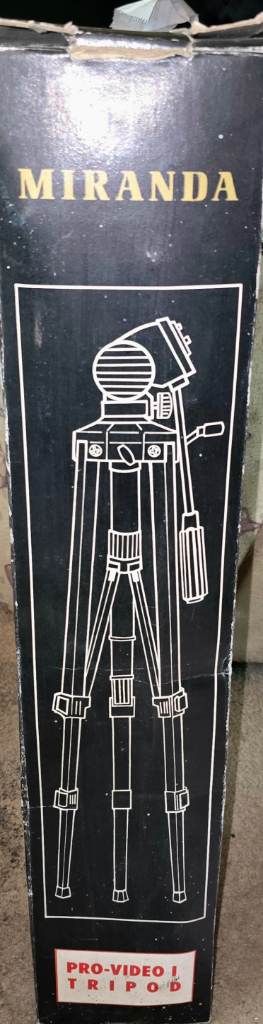 BNIB Miranda Pro Video 1 Adjustable Tripod