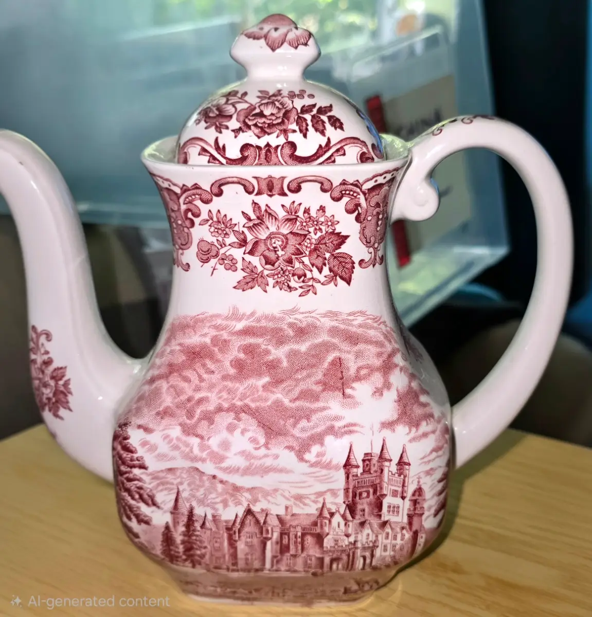 Royal Homes of Britain Rare Collectors Wedgwood Coffee Pot