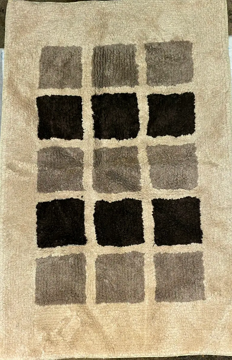 M&S Brown and Beige Mix bath mat