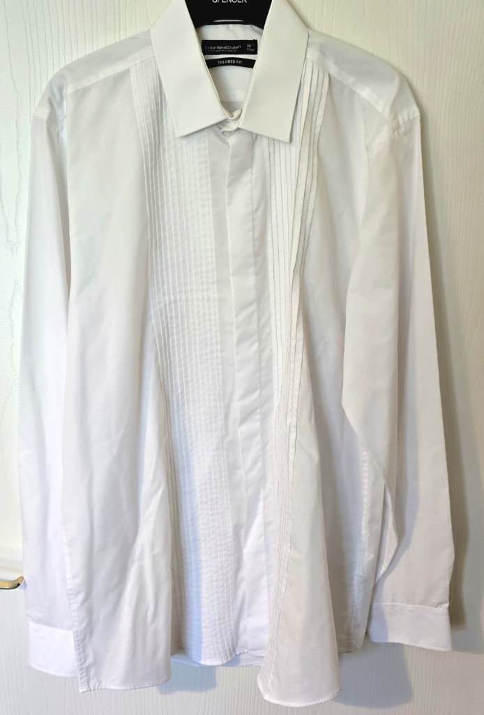 Mens Evening Special Occasion Dress Shirt Size 16" Neck