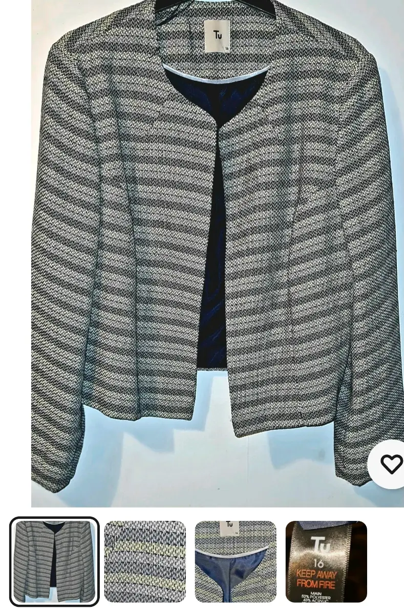 TU Ladies lined jacket size 16