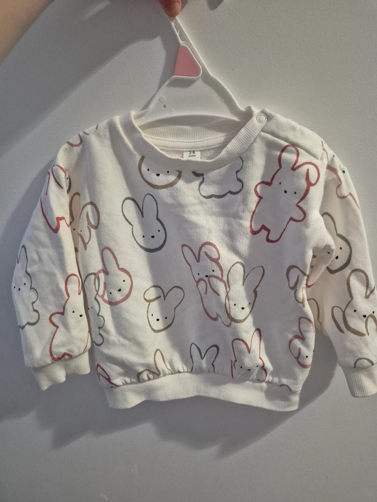 M&S colourful bunny jumper