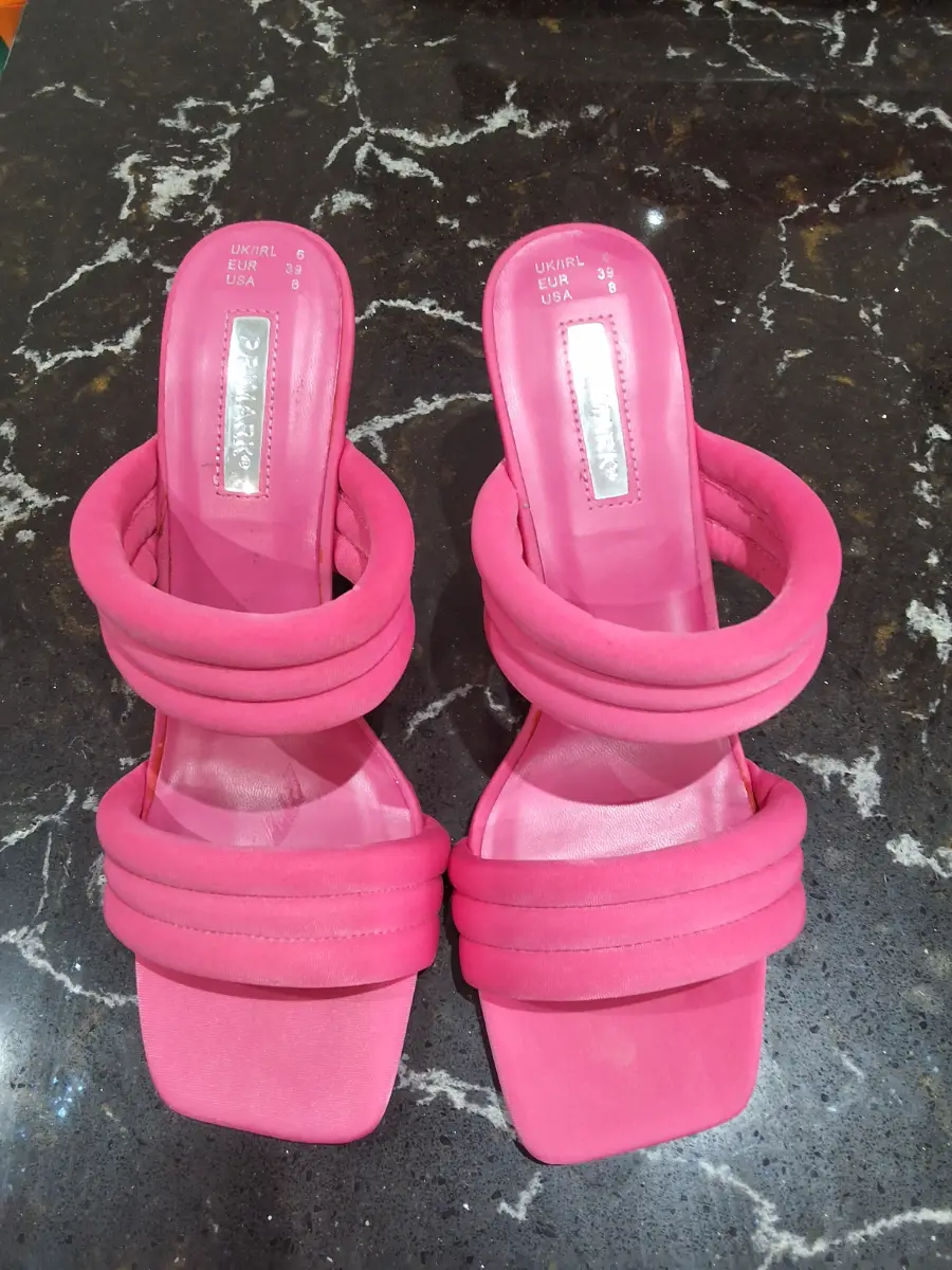 Pink heels primark size 6