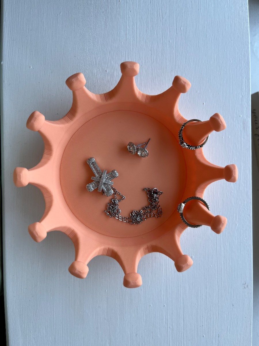 Crown jewellery tray