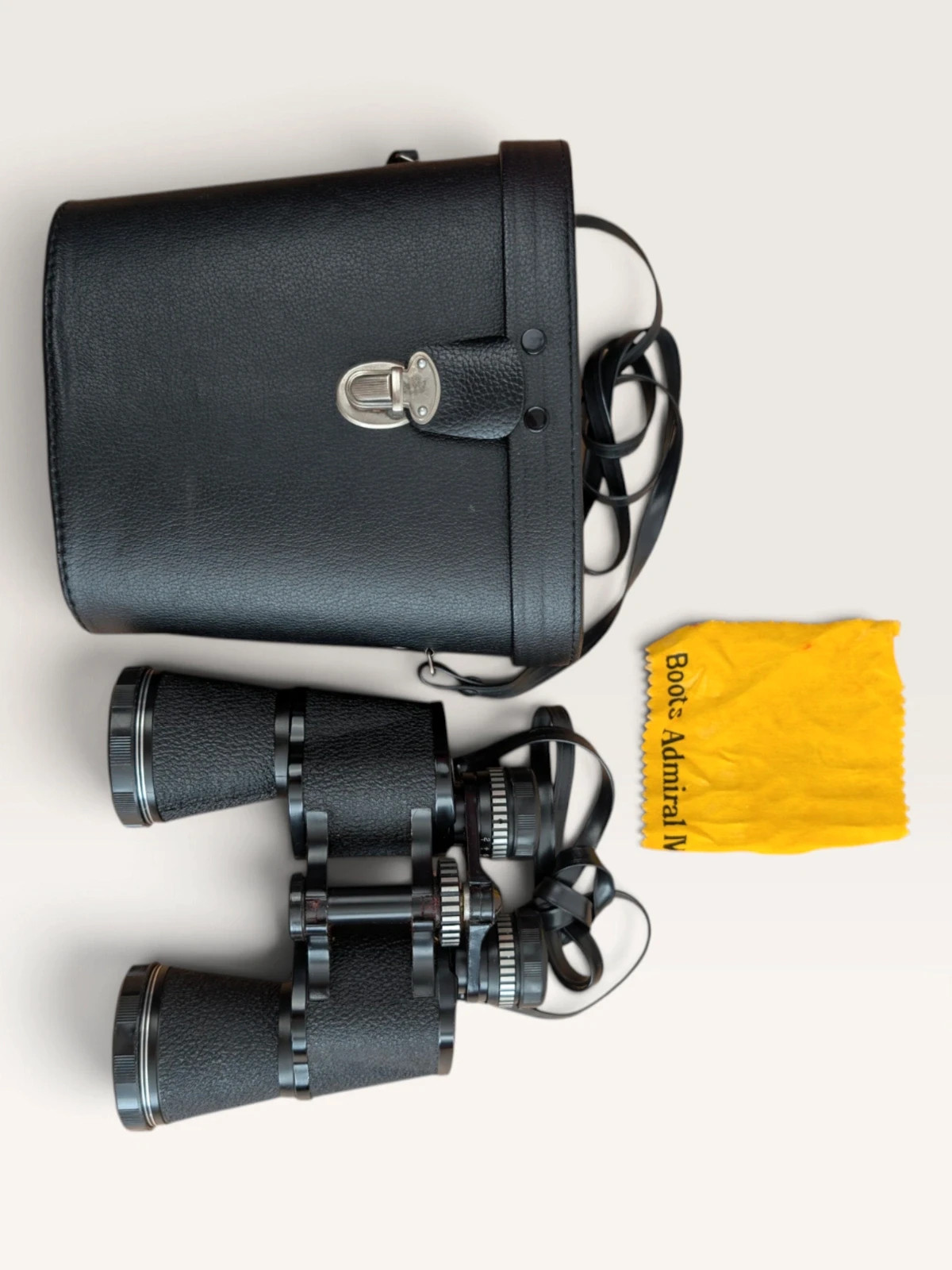 Boots Admiral IV Binoculars vintage 16x59mm coated with case. DN4858