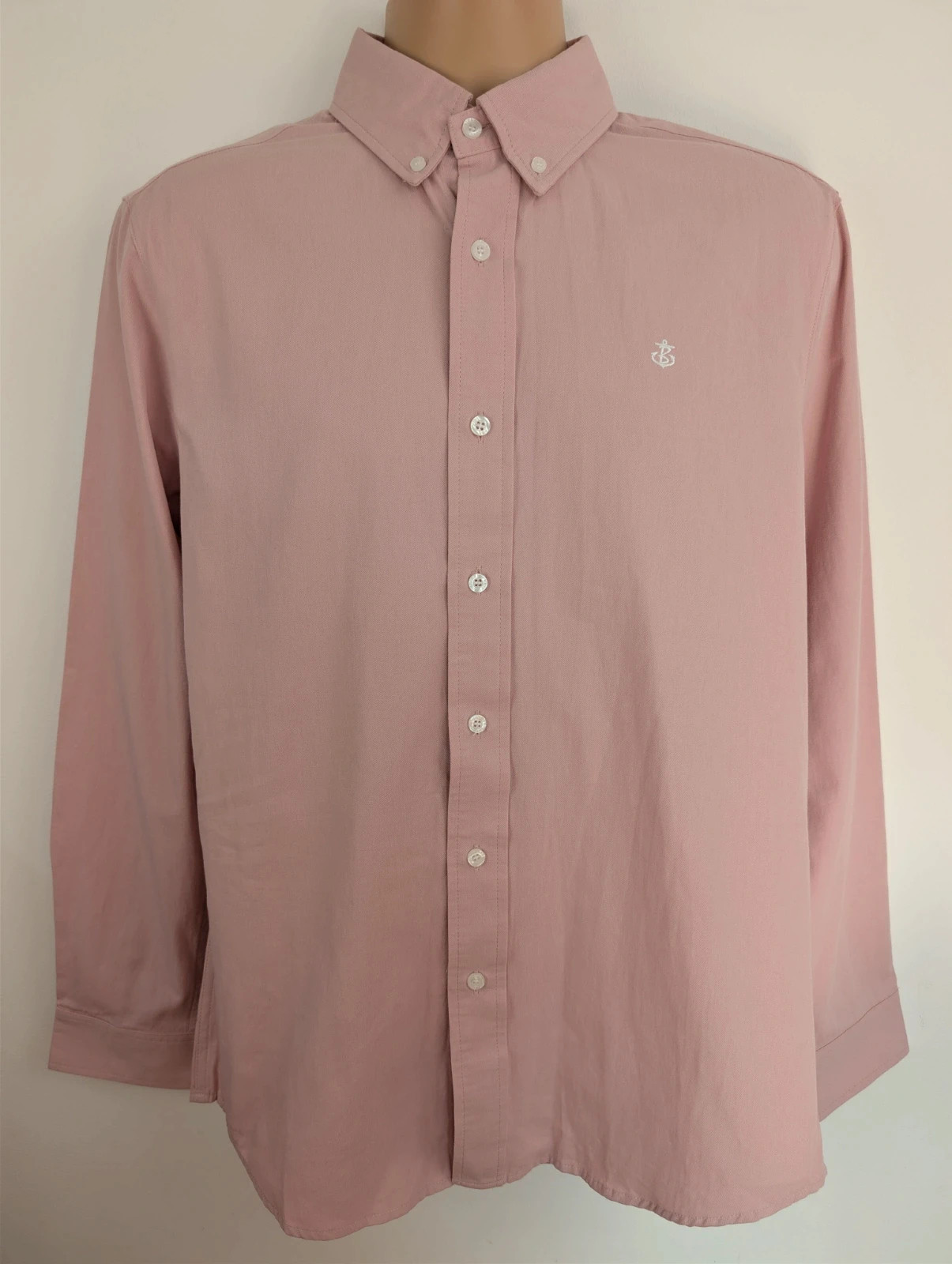Men's Blakely Castilla Shirt NWT pale pink button down long sleeve. Medium. DN4847