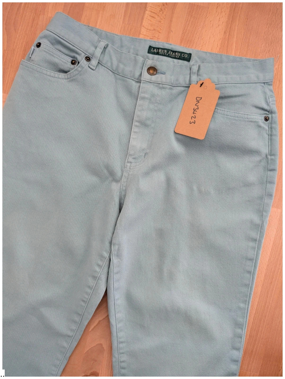 Ralph Lauren Jeans Co light blue straight leg jeans. Women's 30W 29L. DN3423