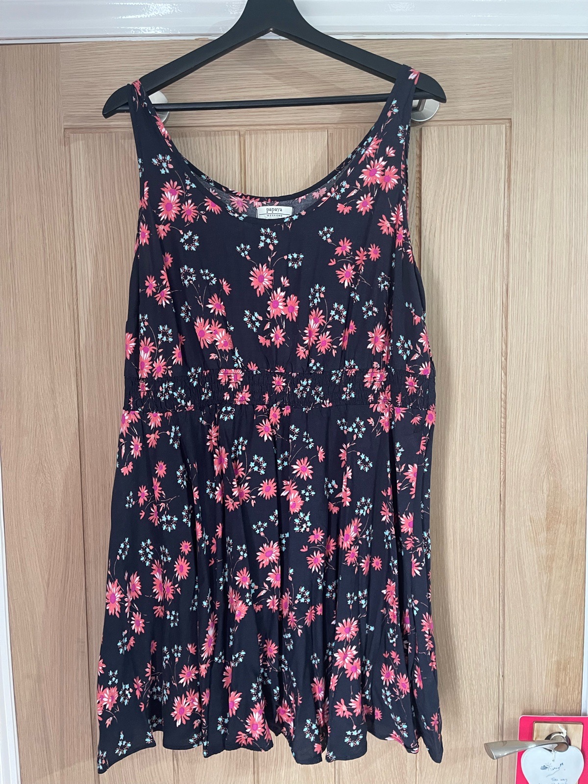 Multi print Summer dress. UK size 20.